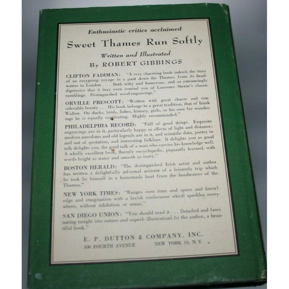 Lovely is the Lee Robert Gibbings Vintage 1945 Hardcover with Dustcover & Exert - Picture 6 of 6